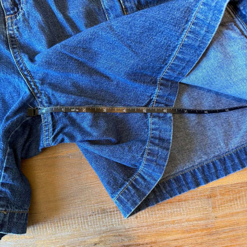 Columbia Sportswear Denim Cargo Shorts Men Size XL Blue Y2K - Picture 5 of 6